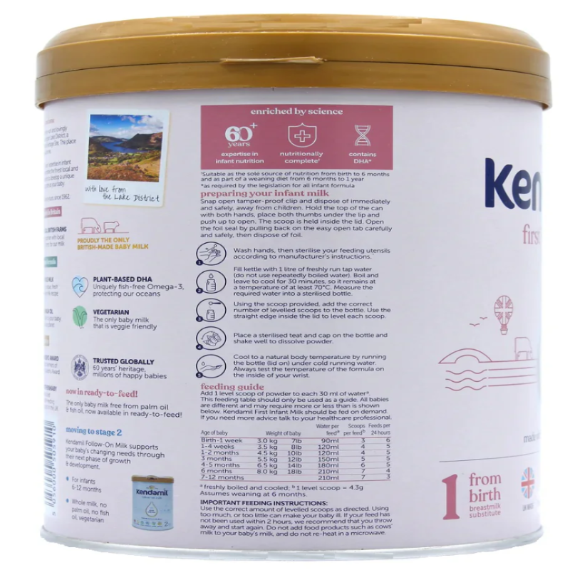 Kendamil Classic Cow Milk Baby Formula Stage 1 • 800gr - HYPERMALL