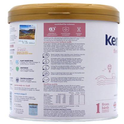 Kendamil Classic Cow Milk Baby Formula Stage 1 • 800gr - HYPERMALL