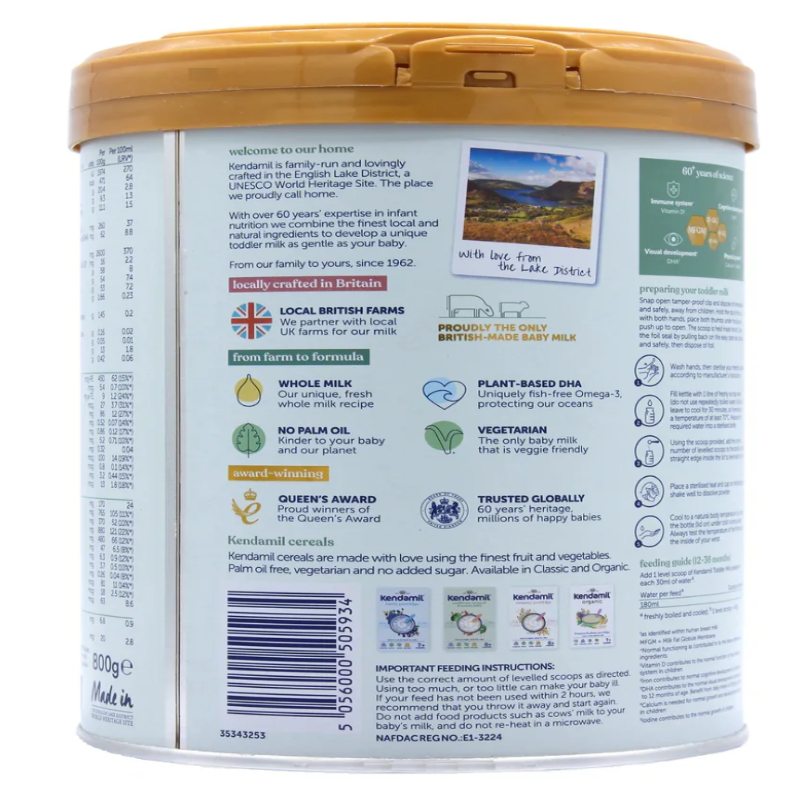 Kendamil Classic Cow Milk Baby Formula Stage 3 • 800gr - HYPERMALL