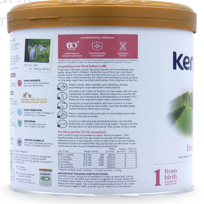 Kendamil Stage 1 Goat Milk Baby Formula• 800gr - HYPERMALL