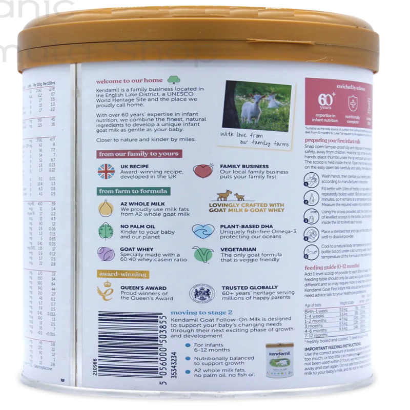 Kendamil Stage 1 Goat Milk Baby Formula• 800gr - HYPERMALL