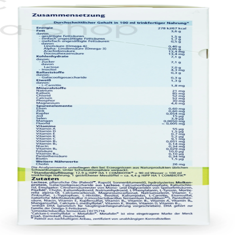 HiPP German Hypoallergenic Stage 1 Cow Milk Baby Formula • 600gr - HYPERMALL