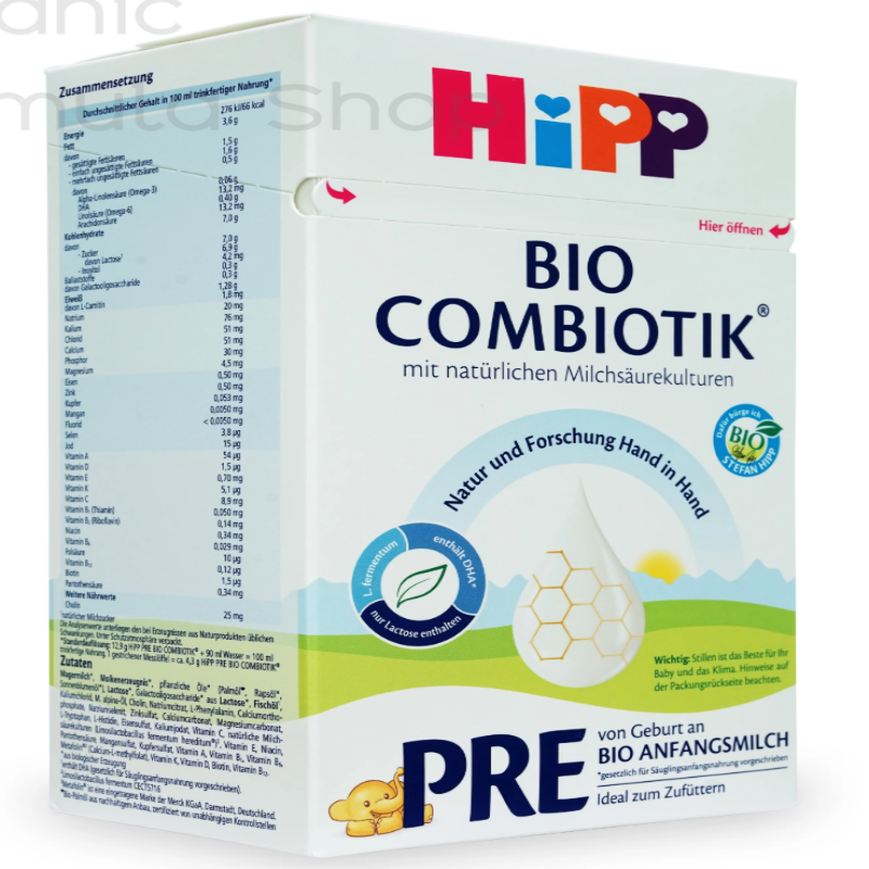 HiPP German Bio Combiotik Stage Pre Cow Milk Baby Formula• 600gr - HYPERMALL
