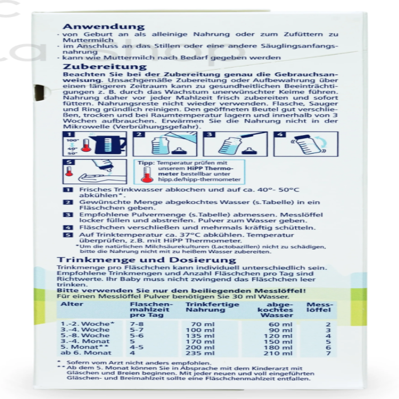 HiPP German Bio Combiotik Stage Pre Cow Milk Baby Formula• 600gr - HYPERMALL