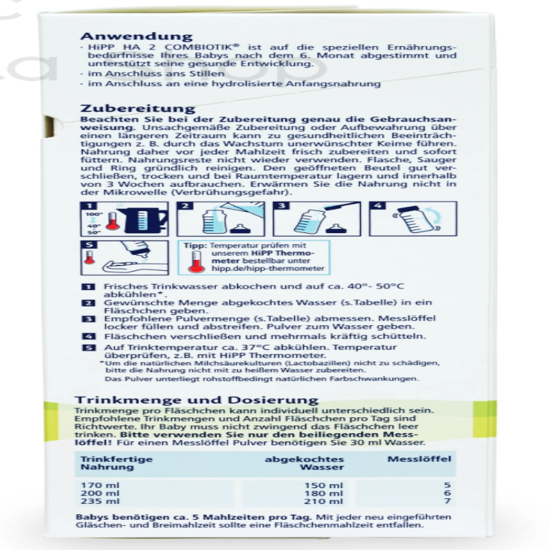 HiPP German Hypoallergenic Stage 2 Cow Milk Baby Formula • 600gr - HYPERMALL