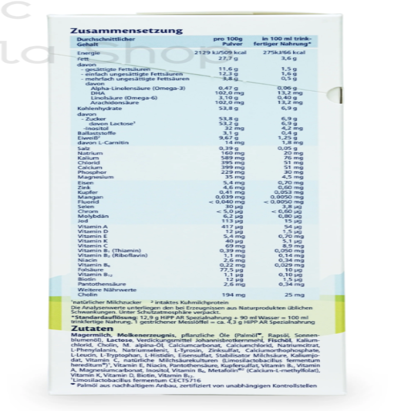 HiPP Anti-Reflux (AR) Cow Milk Baby Formula • 600gr - HYPERMALL