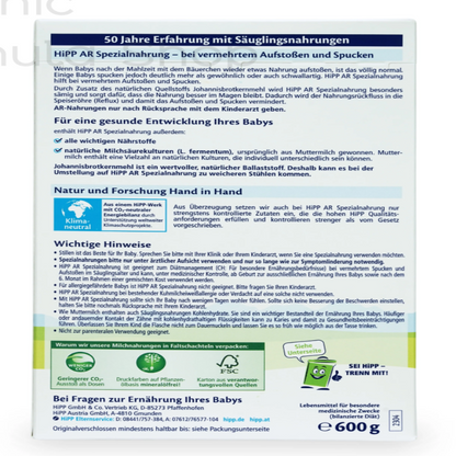 HiPP Anti-Reflux (AR) Cow Milk Baby Formula • 600gr - HYPERMALL