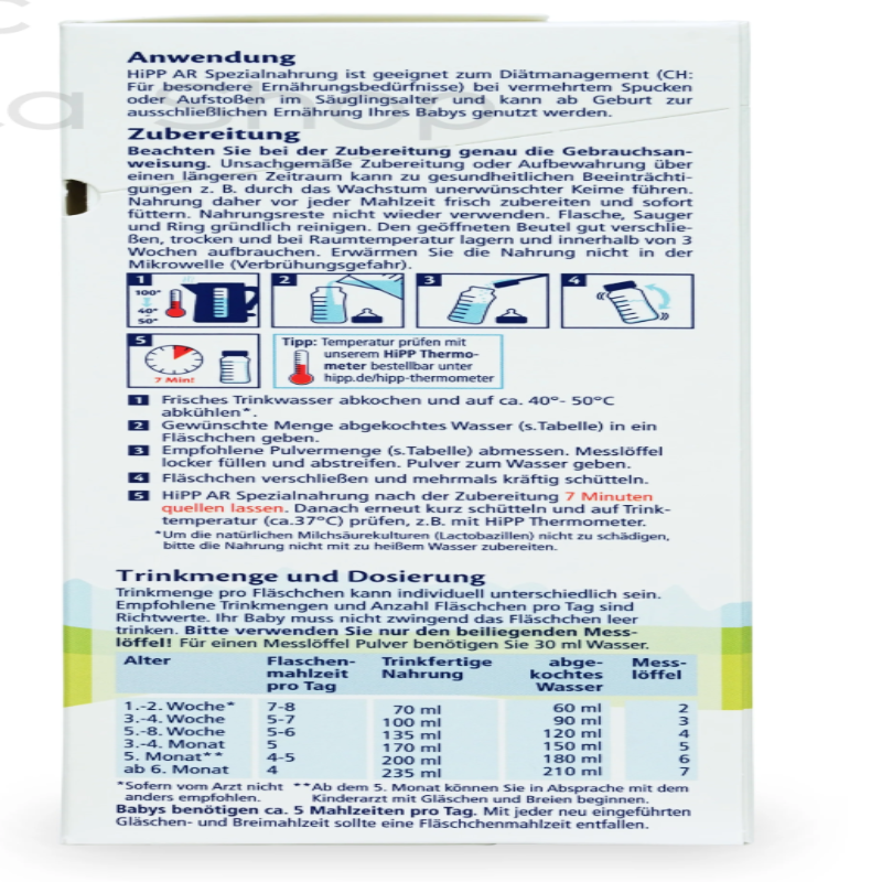 HiPP Anti-Reflux (AR) Cow Milk Baby Formula • 600gr - HYPERMALL