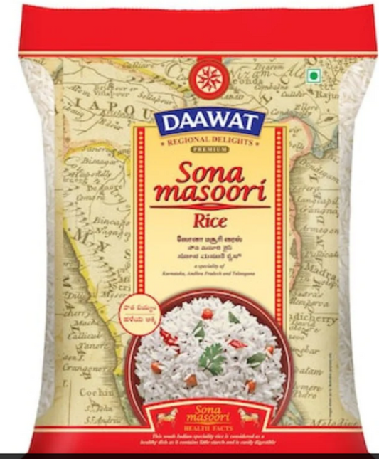 Daawat Sona Masoori Rice 10Kg - HYPERMALL