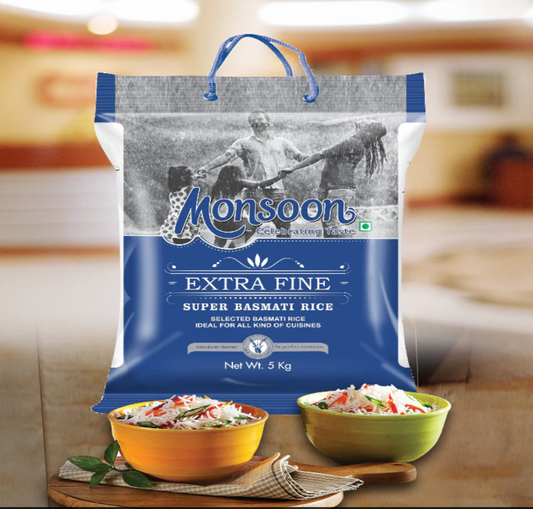 Kohinoor Monsoon Basmati Rice 5Kg - HYPERMALL