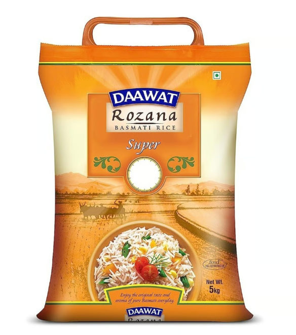 Daawat Rozana Super Basmati Rice 5kg - HYPERMALL