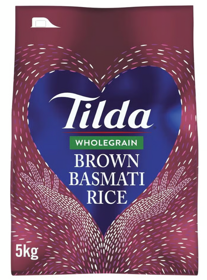 Tilda Brown Basmati Rice 5kg - HYPERMALL