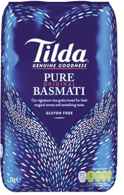 Tilda Basmati Rice 2kg - HYPERMALL
