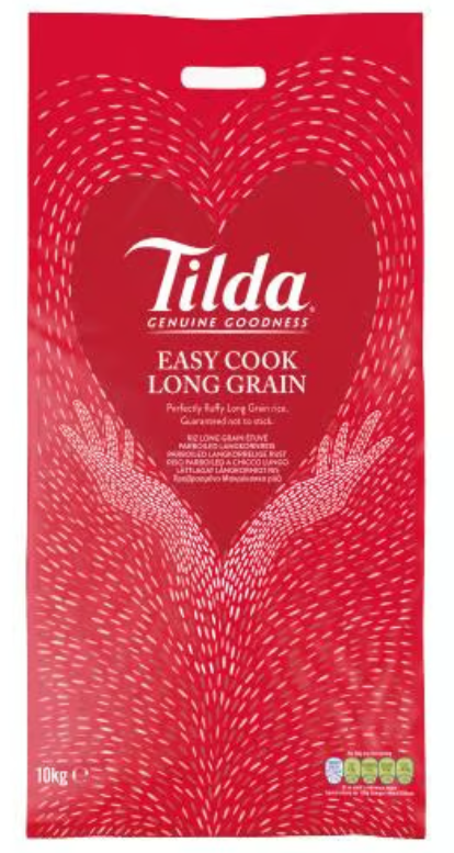 Tilda Easy Cook Long Grain Rice 10kg - HYPERMALL