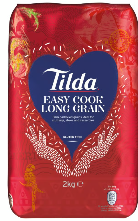 Tilda Easy Cook Long Grain Rice 2kg - HYPERMALL