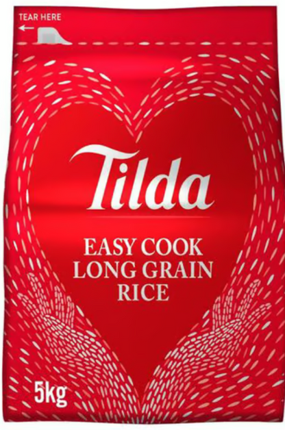 Tilda Easy Cook Long Grain Rice 5kg - HYPERMALL