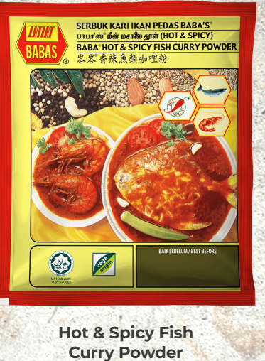 Baba Hot & Spicy Fish and Prawn Curry Powder - HYPERMALL