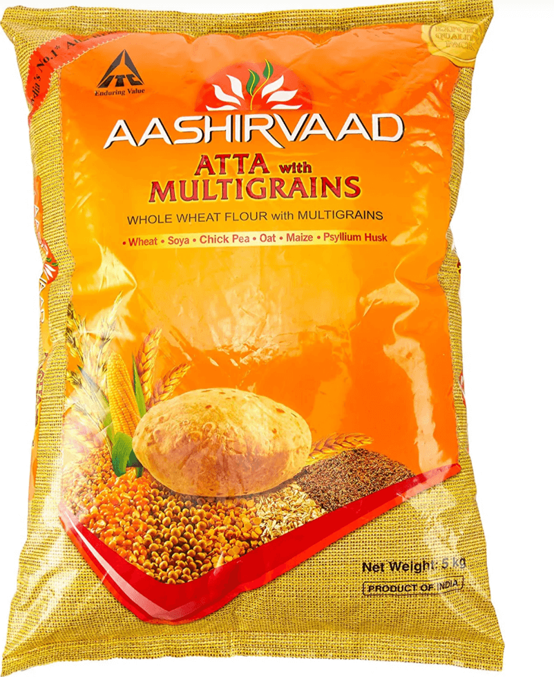 AASHIRVAAD MULTIGRAIN ATTA 5KG - HYPERMALL