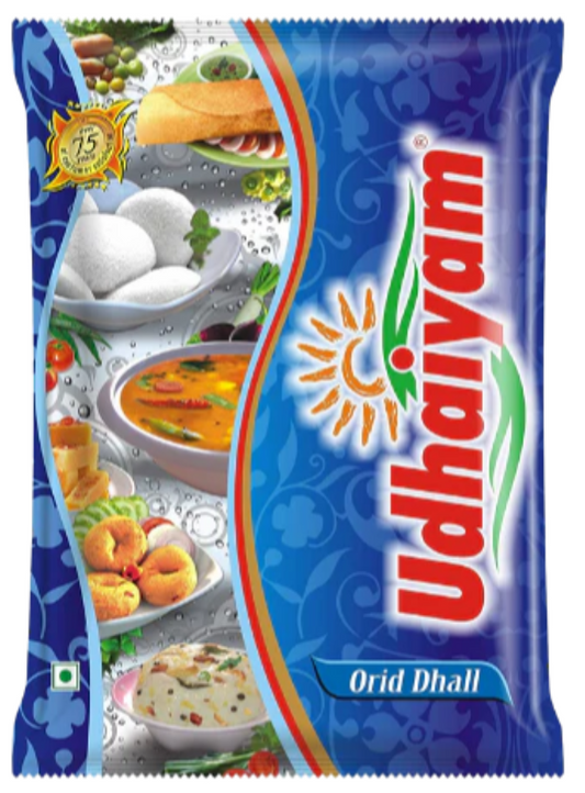 UDHAIYAM URID DAL WHOLE 500G - HYPERMALL