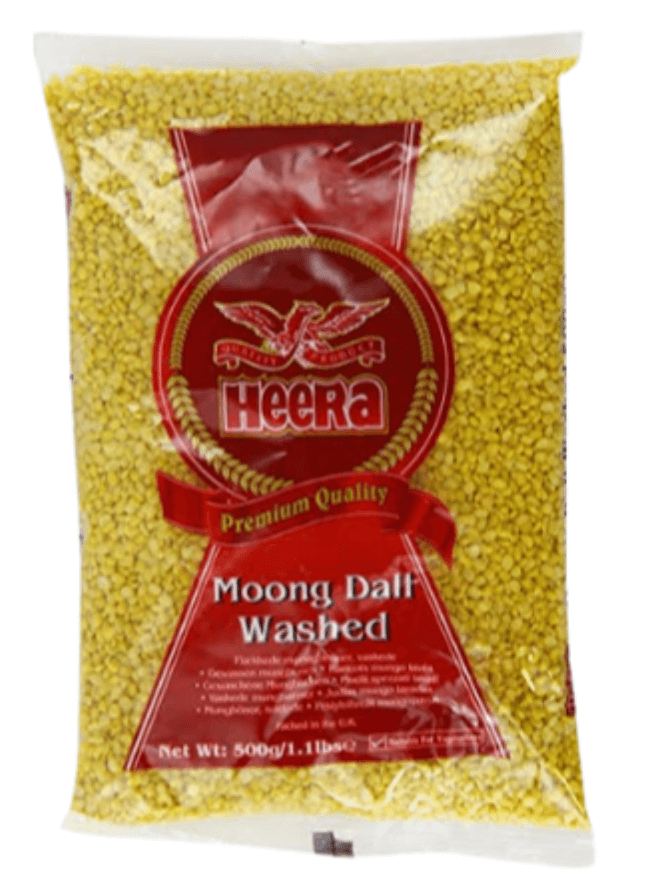 HEERA MOONG DAL WASHED SPLIT 500G - HYPERMALL