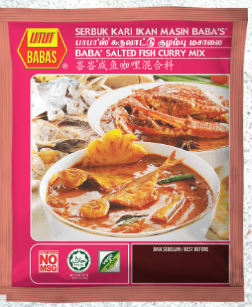BABA SALTED FISH CURRY 250g - HYPERMALL