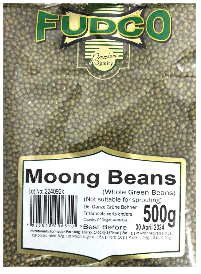 FUDCO MOONG BEANS 500g - HYPERMALL
