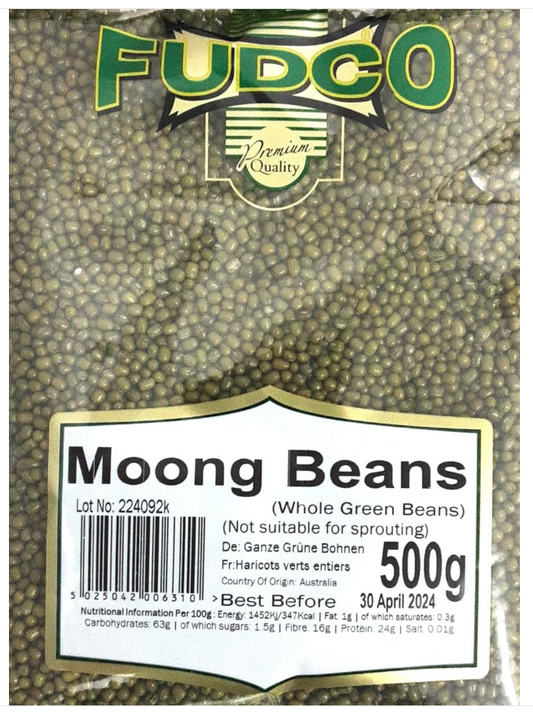 FUDCO MOONG BEANS 500g - HYPERMALL