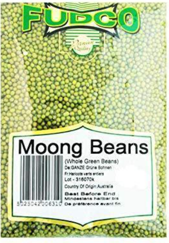 FUDCO MOONG BEANS 1 5Kg - HYPERMALL