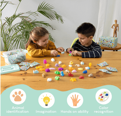 MONKY 40 Mochi Squishy Toys for Party Bag Fillers for Kids Unisex, Pack 40 Kids' Party Favours. Squishy Fidget Toys Pack, Pinata Filler Boys Girls. Return Gifts Birthday, Classroom Prizes Kawaii