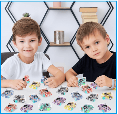 MONKY 36Pcs Small Pull Back Cars bulk Mini Toy Cars Party Bag Fillers for Kids,Mini Push and Go Car Toy Little Racing Cars for Toddlers Boys Girls 2+ Birthday Party Favours Return Gift,Filling Xmas Crackers