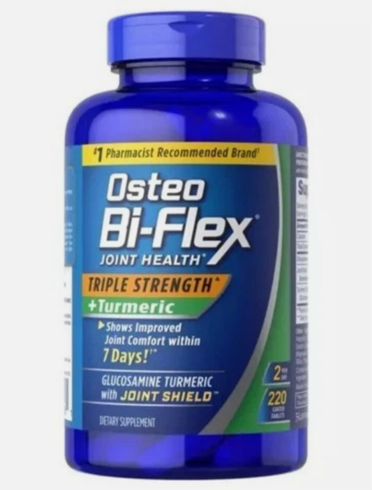 Osteo Bi-Flex Joint Health Triple Strength + Turmeric 220 Ct UK