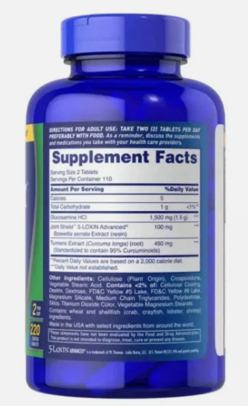 Osteo Bi-Flex Joint Health Triple Strength + Turmeric 220 Ct UK