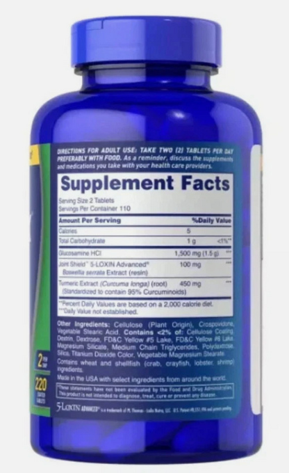 Osteo Bi-Flex Joint Health Triple Strength + Turmeric 220 Ct UK