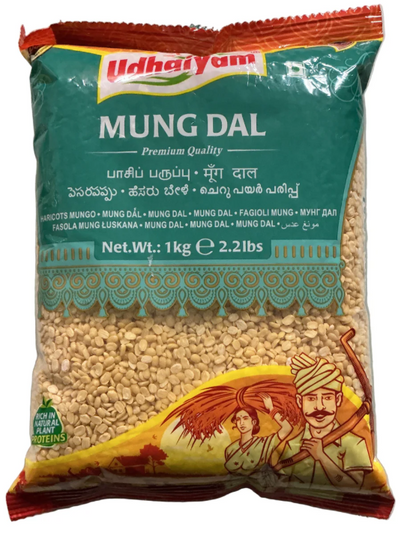 Udhaiyam Lentils Mung Dhall Yellow 2Kg