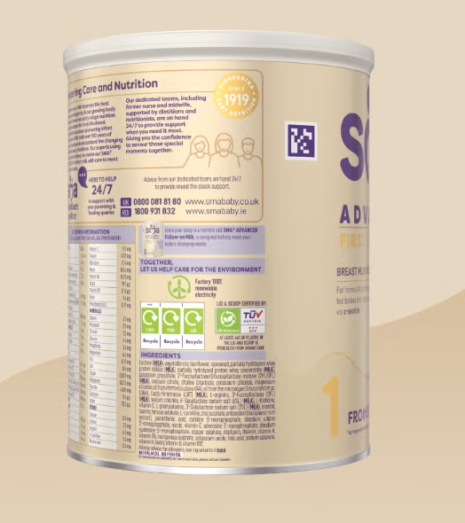 SMA® ADVANCED First Infant Milk Powder STAGE 1