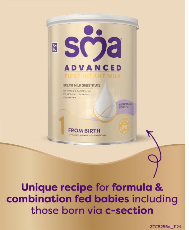 SMA® ADVANCED First Infant Milk Powder STAGE 1