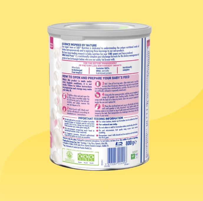 SMA Gold Prem® 2 - Powder - 800g