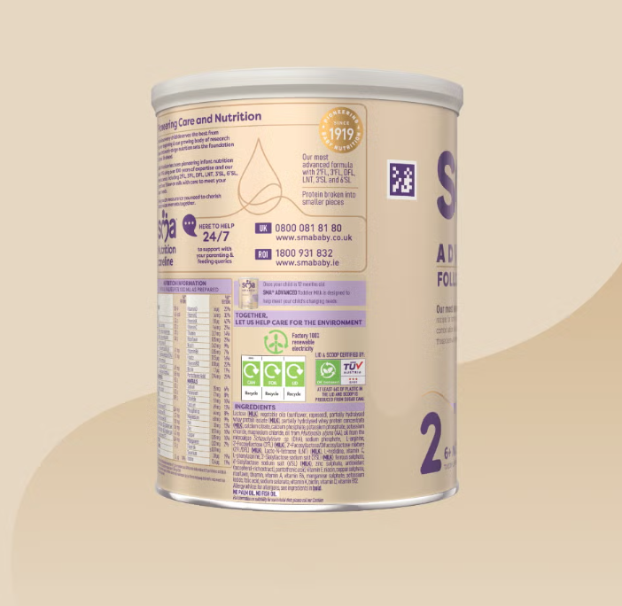 SMA® ADVANCED Follow-on Milk Stage 2- Powder - 800g