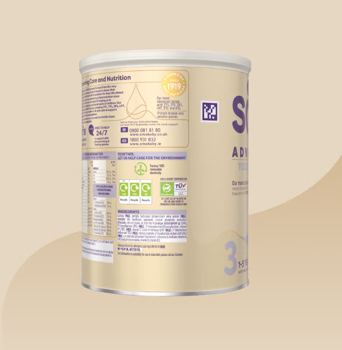 SMA® ADVANCED Toddler Milk - Powder - 800g STAGE 3