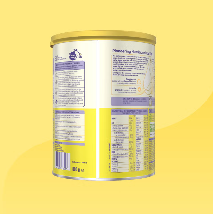 SMA® Follow-on Baby Milk Powder - 800g STAGE -3