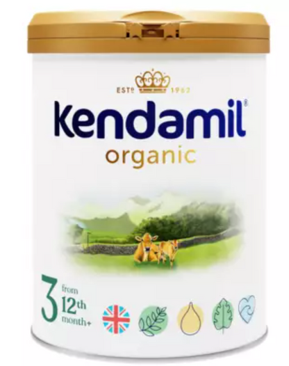Kendamil Organic Toddler Milk 3 12-36 Months 800g x 6