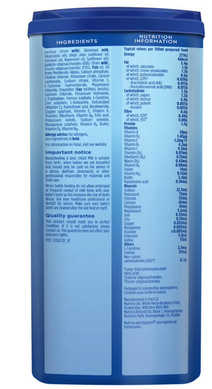 Aptamil Hungry Milk From Birth 800g x 3