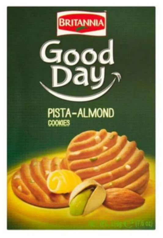 Britannia Good Day Pista & Almond Cookies Biscuits 216g