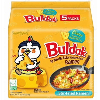 Samyang Buldak Hot Chicken Ramen Cheese 5 pack 140g