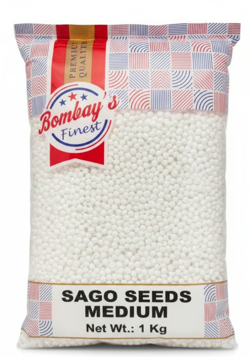 Bombay’s Finest Premium Sago Seeds Medium (Sabudana) 1kg