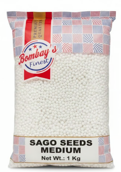 Bombay’s Finest Premium Sago Seeds Medium (Sabudana) 1kg