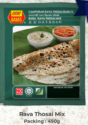 BABAS RAVA THOSAI MIX 450g