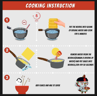 Samyang Hot Pepper Stir Fried Ramen 5 pack 120g