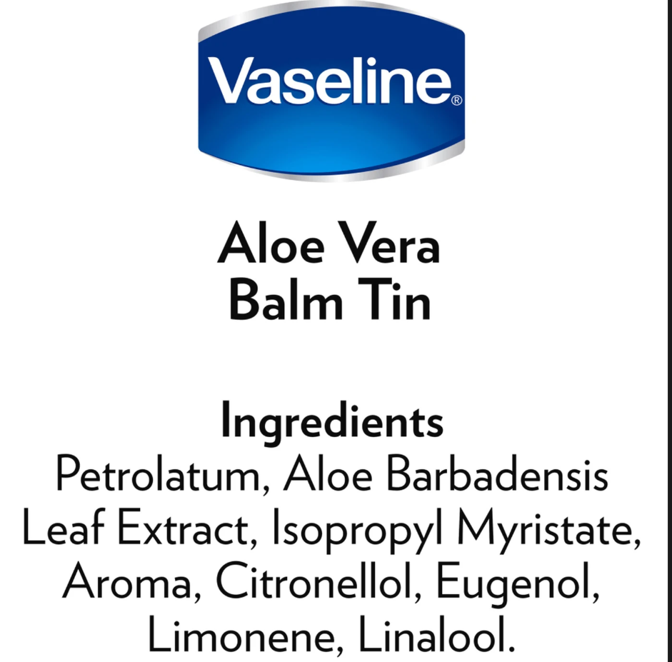 Vaseline Lip Therapy Lip Tin Aloe Vera 20g