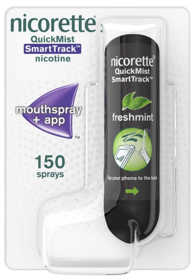 Nicorette QuickMist SmartTrack 1mg Freshmint Mouthspray - 150 Sprays